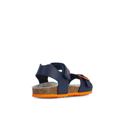 Geox Ghita Boy Sandals Navy Size 29 Comfortable Leather Effect Material, Easy Foot Entry, Casual Vibe, Perfect for Everyday Styling - Geox - Image 4
