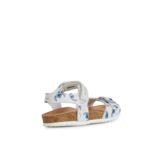 Geox Adriel Girl Sandals Ivory 38 Breathable Leather Effect Disney Collaboration - Geox - Image 4