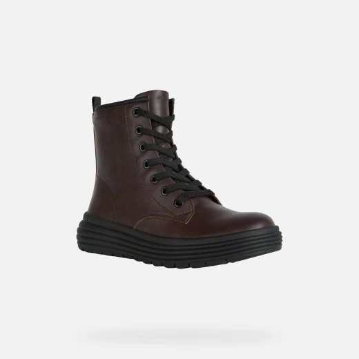 حذاء كاحل للبنات من جيوكس فاولاي، مقاس 35 باللون العنابي. تصميم عصري وعملي، مصنوع من مادة جلدية. توصيل سريع، وإمكانية الاستبدال في متاجر جيوكس/جور. مثالي لإطلالة عصرية ومريحة. - جيوكس - Image 3