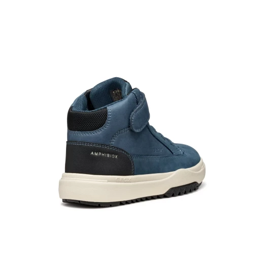 BUNSHEE BOY Denim Ankle Boots Waterproof Warm Durable Design Boys' Footwear Size 34 Weather Resistant Waxed Leather Nubuck J16FMA.0ME32.C4J9B - Geox - Image 6