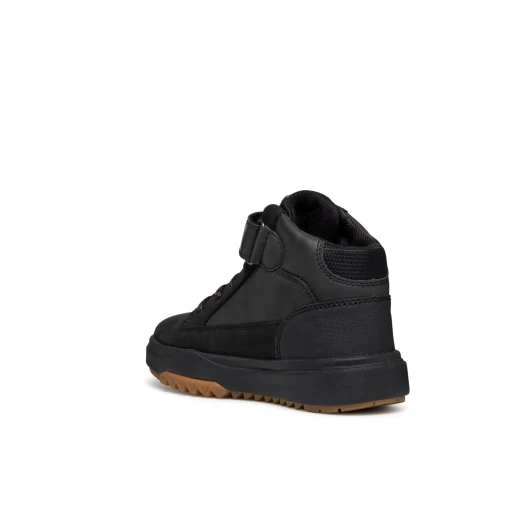 Geox Bunshee ABX Boy's Waterproof Ankle Boots Black 31. Waxed Leather Effect and Nubuck Construction. Lightweight and Flexible Box Sole. Perfect for Bad Weather. - Bunshee - Image 6