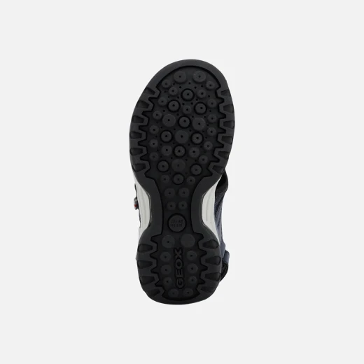Borealis Boy Water Friendly Sandals Navy Blue Red 32 Perfect For Summer Outdoor Play Closed Toe Design Fast Drying Comfortable Easy On Easy Off Quick Exchange Geox Jor Stores - Image 3