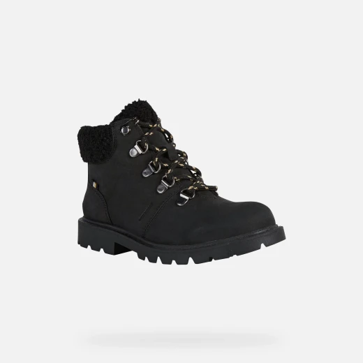 Geox Shaylax Boy Junior Ankle Boots Water Repellent Black Size 29 - Geox - Image 3