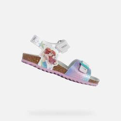 Geox Adriel Girl Sandals Lightweight Pink Lilac Sea Green 35