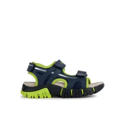 Geox Dynomix Boy Sandals Navy 36 Adjustable Open Toe Outdoor Adventure