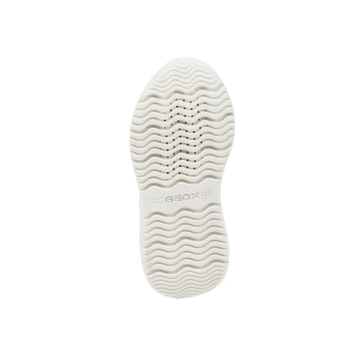 Geox Phyper Girl Slip On Sneaker Silver 35, Lightweight Breathable Knitted Fabric with Leather Effect Upper and Chunky Outsole with Lights, Easy Exchange, Fast Delivery - Geox - Image 6