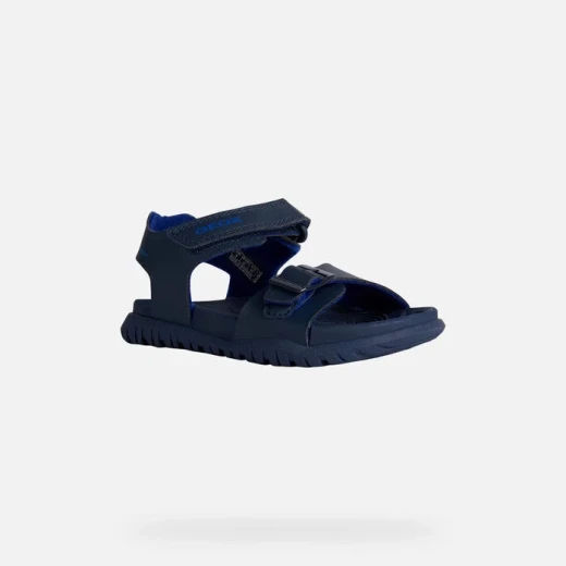 Geox Fusbetto Boy Navy Open Toe Sandals for Junior Adventures Size 31 - Geox - Image 3