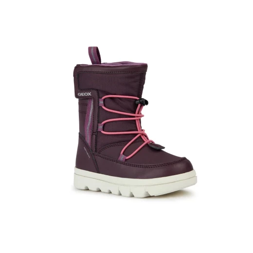 Geox WILLABOOM GIRL Prune Boots with Thermal Lining for Girls Size 38 Protecting Feet from Harsh Temperatures Easy Exchange at GEOX/JOR Stores - Geox - Image 3