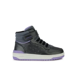 Geox WASHIBA Girl Silver Sneakers for Girls, Comfortable and Stylish Footwear, Size 34, Featuring Fast Delivery and Easy Exchange at GEOX/JOR Stores