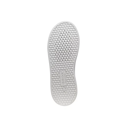 Geox Eclyper Boy's White Leather Effect Sneakers Size 34 Tennis Shoes for Boys Sporty Low Cut Design Everyday Style Durable Comfortable Easy to Match ITEMCODE J36LSA.000BC.C0547 - Image 9