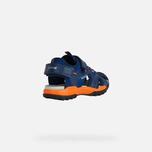 BOREALIS Boy's Closed Toe Sandals Royal Blue 28 Outdoor Summer Shoes - Geox - Image 10