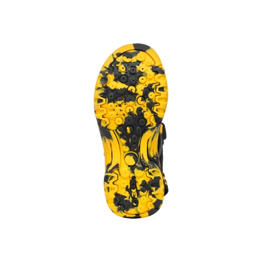 صندل بوريلس بوي الرياضي للأولاد، مصنوع من قماش شبكي مسامي و مزود بشريط لاصق عملي باللون الأسود. مثالي للعب في الهواء الطلق، مقاس 36 - جيوكس - Image 19