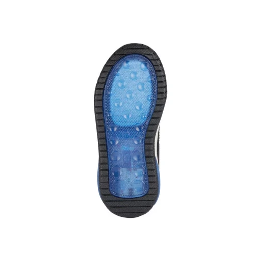 Geox Inek Boy's Sneakers Navy Blue 35 Featuring Breathable Fabric and Leather Effect Design with Outsole Lights for Active Boys. Comfortable Low Cut Style for Sportswear - Geox - Image 7