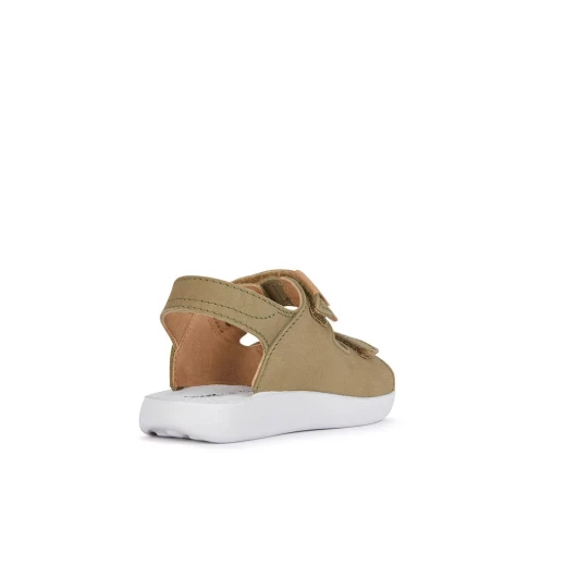 Geox Lightfloppy Boy Pistachio Sandals Size 31 Sporty Casual Nubuck Adjustable Riptape Closure Lightweight Cushioned Anatomic Sole Fast Delivery Easy Exchange - Geox - Image 4