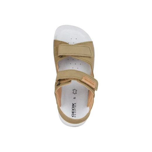Geox Lightfloppy Boy Pistachio Sandals Size 32 Sporty Casual Nubuck Adjustable Riptape Closure Lightweight Cushioned Anatomic Sole Fast Delivery Easy Exchange - Geox - Image 6
