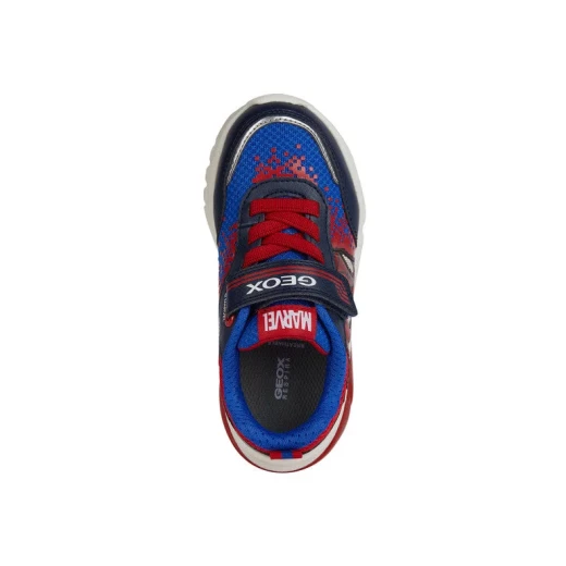 Geox Ciberdron Boy Spider Man Sneakers Navy 38 Breathable Mesh - Geox - Image 8