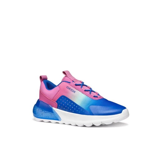 حذاء رياضي للبنات من أكتيفارت إيلومينوس، لون فوشيا، مقاس 36، يتميز بتصميم مبطن ومرن وخفيف الوزن مع جزء علوي شبكي مطبوع وحماية TPU بالإضافة إلى أضواء LED رياضية في النعل الخارجي. - أكتيفارت - Image 4