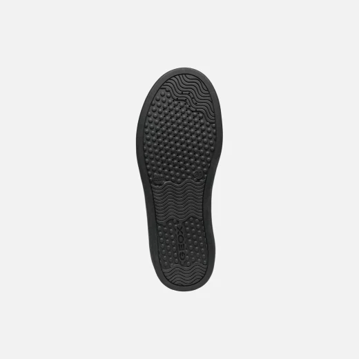 Nashik Boy Black Espadrilles for Boys Soft Nappa Leather Slip On Shoes Minimalist Design School Uniform Compatible Size 38 Comfortable and Practical Footwear - Geox - Image 7