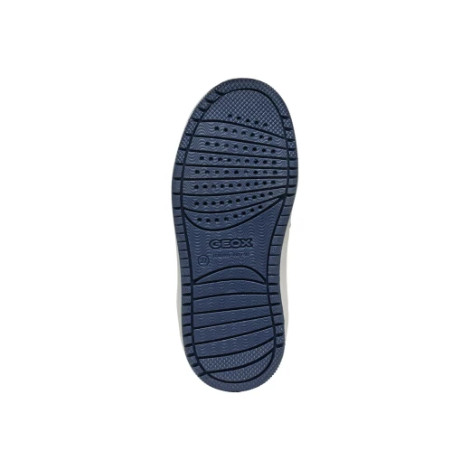 Geox Washiba Boy Sneakers Navy 37 Leather Effect Mid-Cut Shoes - Geox - Image 10