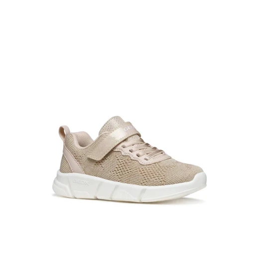 حذاء رياضي أريل للبنات بيج خفيف الوزن مسامي أحذية كاجوال مقاس 33 - جيوكس - Image 3