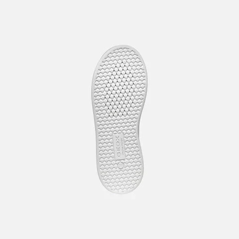حذاء رياضي Geox Eclyper Boy أبيض منخفض القطع على طراز ملعب مصنوع من الجلد 33 للأولاد أحذية غير رسمية يومية تصميم عصري مظهر نظيف Geox J55LSB.000BC.C1000 - جيوكس - Image 3