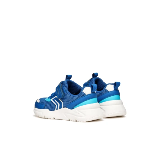 Geox Loftus Boy Royal Blue Sneakers for Boys: Lightweight, Flexible Design, Mesh and Leather-Effect Material, Perfect for Schoolwear, Size 30 - Geox - Image 10