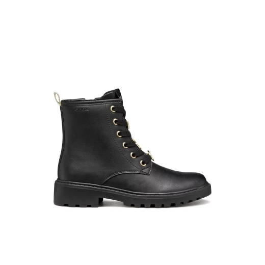 Geox Casey Girl Ankle Boots Black Leather Effect 28 featuring Harry Potter Collaboration, Glamorous Design for Girls, Stylish and Comfortable Footwear - Geox - Image 2