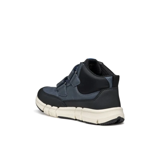 Geox Flexyper Boy Ankle Boots Navy Blue Leather Nubuck Combination Stylish Comfortable Design Size 35 Ideal for Everyday Wear Modern Look Durable Quality - Geox - Image 6