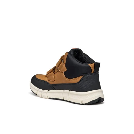 Geox Flexyper Boy Ankle Boots Light Brown 29 Featuring Waxed Leather and Nubuck Construction for Comfortable and Stylish Boys' Footwear - Geox - Image 6