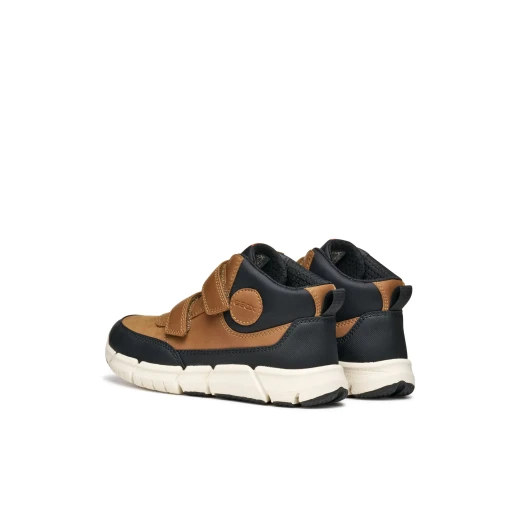 Geox Flexyper Boy Ankle Boots Light Brown 35 Modern Dynamic Design Waxed Leather and Nubuck Leather Comfortable Stylish Day to Day Wear J569BA.0ME32.C6002 - Geox - Image 8