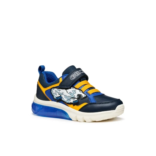 Geox Ciberdron Boy Sneakers Navy 37 with LED Lights for Kids - Geox - Image 3