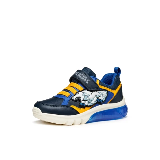 Geox Ciberdron Boy Sneakers Navy 37 with LED Lights for Kids - Geox - Image 4