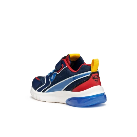 Geox Ciberdron Boy Sneakers Blue 37 Superman Inspired Light Up Shoes - Geox - Image 5