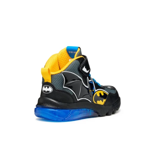 Geox Ciberdron Boy Sneakers Black 36 Batman Inspired Light Up Shoes - Geox - Image 4