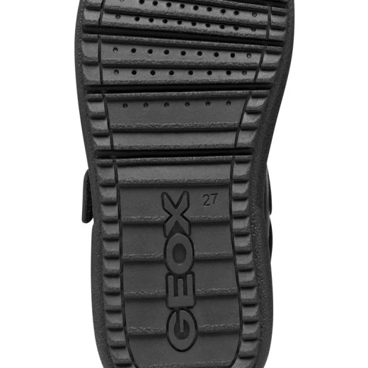 Theleven Boy's Black Sneakers with Durable Nylon and Leather Effect Construction, Perfect for Playtime and Everyday Wear, Size 30 - J56LDG.054FU.C9999 - Geox - Image 11