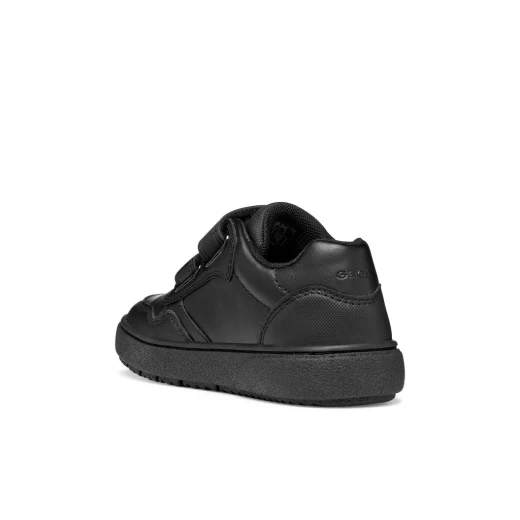 Theleven Boy Black Sneakers 29 Urban Style Nylon and Leather Effect Material Perfect for Playtime and Everyday Routine Comfortable Boys Shoes - Geox - Image 6