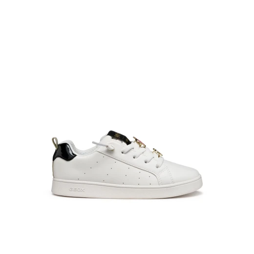 Geox Eclyper Girl Sneakers White Leather Effect 37 School Shoes - Geox - Image 2