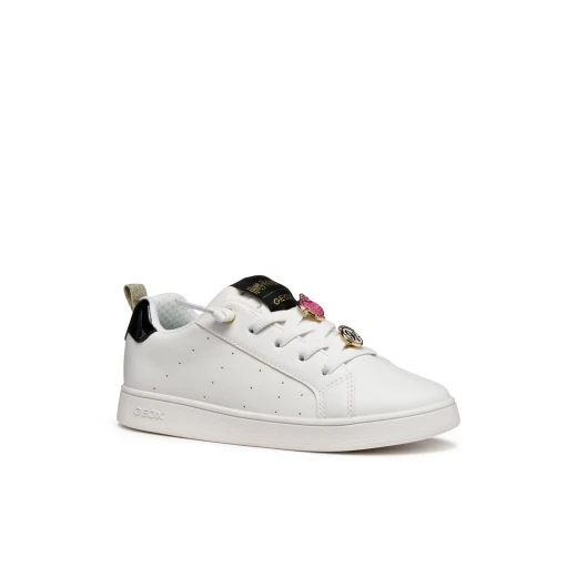 Geox Eclyper Girl Sneakers White Leather Effect 37 School Shoes - Geox - Image 3