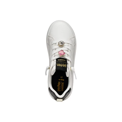 Geox Eclyper Girl Sneakers White Leather Effect 37 School Shoes - Geox - Image 6