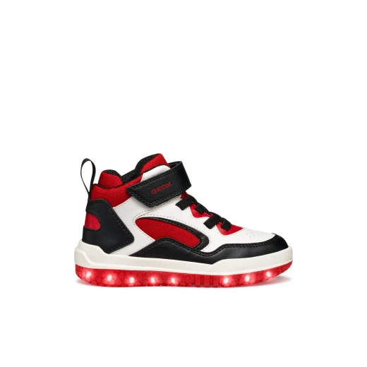 Geox Buzzerlight Boy Sneakers White 38, Light Up Shoes for Kids