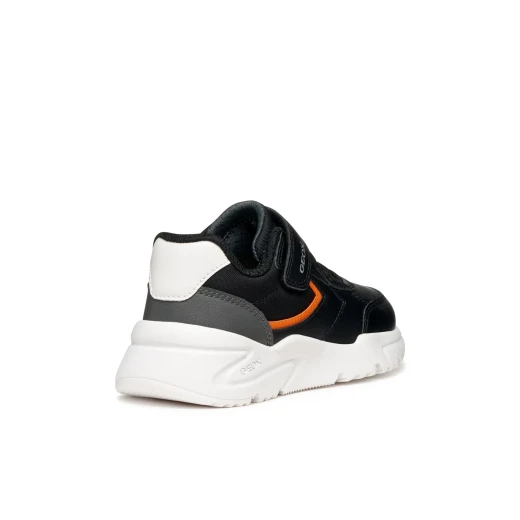 Loftus Boy's Sporty Sneakers Black 34, Leather Effect and Fabric Construction, Ideal for School and Leisure Activities, Modern Design, Comfortable Fit, Boys Footwear - Loftus boy - Image 4