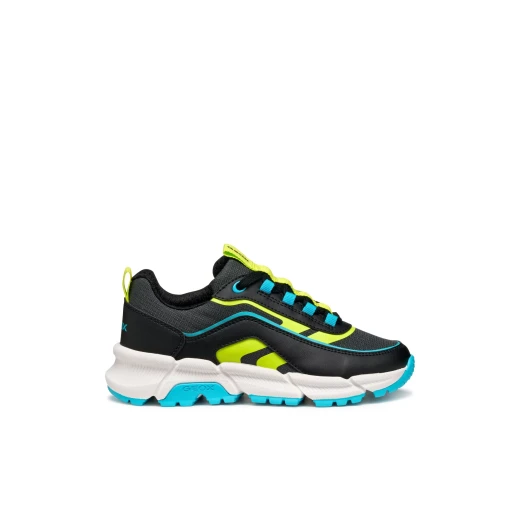 Geox Flexyper Plus Boy Sneakers Black 38, Sporty Design, Comfortable Fit - Geox - Image 2