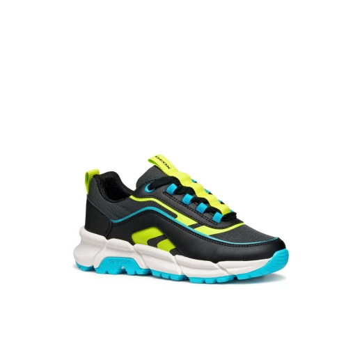 Geox Flexyper Plus Boy Sneakers Black 38, Sporty Design, Comfortable Fit - Geox - Image 3