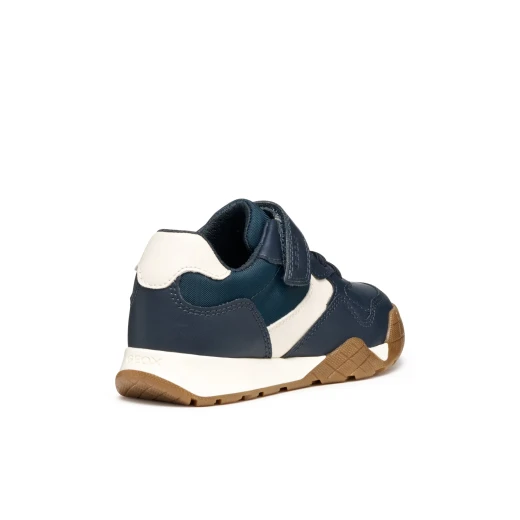 RANN BOY Sneakers Navy Nylon and Leather Effect Boys' Shoes Size 36 - Geox - Image 5