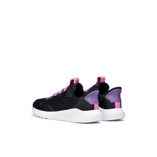Sprintye Fast In Girl's Sneakers Black Color Modern Design Running Style Mesh Leather Effect Slip On Technology Size 35 - Geox - Image 8