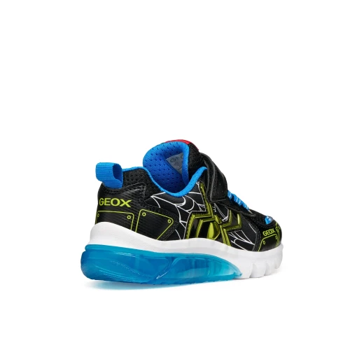 Geox Ciberdron Boy's Sneakers Black Mesh with Superman-Inspired Lights Size 33 Athletic Shoes for Boys Durable and Breathable 1 Pair - Geox - Image 5