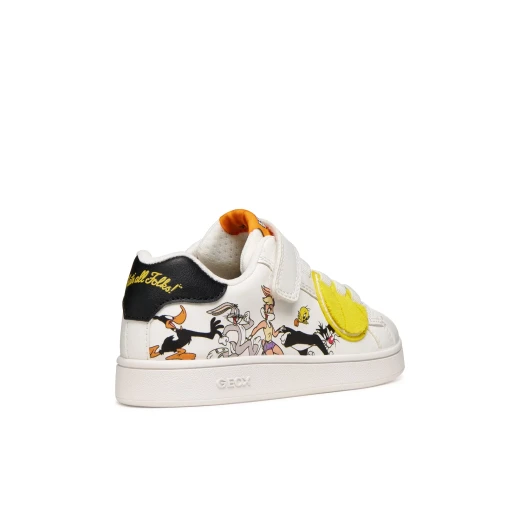 Geox Eclyper Boy Sneakers White Looney Tunes Patches Size 38 - Geox - Image 4
