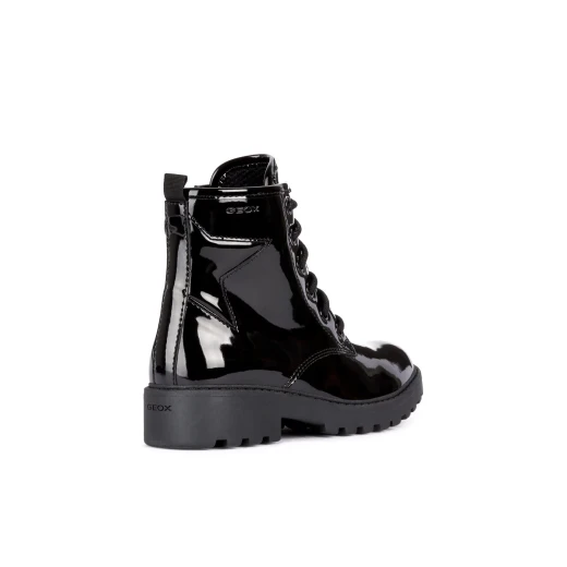 حذاء كيزي جيرل للكاحل نمط قتالي لامع 29 أسود حذاء نسائي أنيق وعصري تصميم سهل الارتداء وأنيق حذاء للموضة رقم الصنف J9420G.000HH.C9999 - كيزي جيرل - Image 4