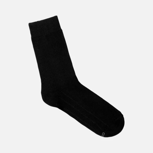 جوارب SOCKS MAN قطنية للرجال، عبوة من 2 أزواج، لون أسود، مقاس 43 46، طول متوسط، مريحة، قابلة للتنفس، مناسبة للارتداء اليومي، متينة، عالية الجودة، مادة ممتازة، فكرة هدية مثالية - Image 3