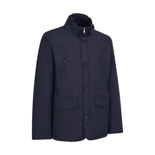 Geox Tevere Man Sky Captain Breathable Jacket M3620A Stylish Waterproof Outerwear Featuring GEOX Patent for Optimal Comfort 60 Size Available Fast Delivery Easy Exchange - Tevere - Image 5